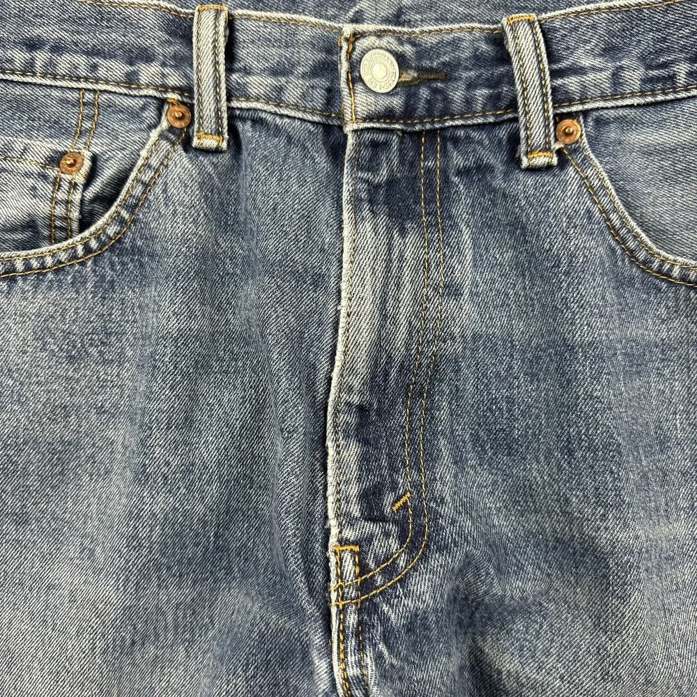 Levi's 550 Jeans Men's 34x32 (32x31) Blue Relaxed Fit Denim Medium Wash Y2K‎